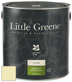 Краска Little Greene Ultimatt Intelligent Matt Emulsion матовая моющаяся краска цвет LG171 White Lead Deep