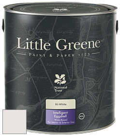 Краска Little Greene Intelligent Eggshell полуматовая моющаяся краска цвет LG179 Welcome Pale