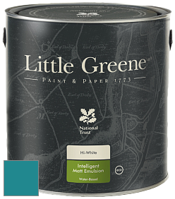Краска Little Greene Ultimatt Intelligent Matt Emulsion матовая моющаяся краска цвет RAL 5018 