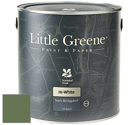 Краска Little Greene Tom’s Oil Eggshell полуматовая масляная краска цвет NCS S 5030-G30Y 