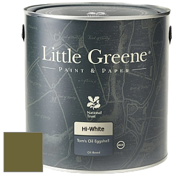 Краска Little Greene Tom’s Oil Eggshell полуматовая масляная краска цвет NCS S 5540-G60Y 