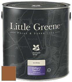 Краска Little Greene Intelligent Eggshell полуматовая моющаяся краска цвет NCS S 4550-Y30R 