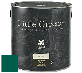 Краска Little Greene Intelligent Masonry Paint матовая колеруемая краска цвет RAL 6036 