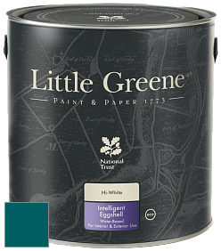 Краска Little Greene Intelligent Eggshell полуматовая моющаяся краска цвет NCS S 5540-B20G 