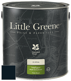 Краска Little Greene Ultimatt Intelligent Matt Emulsion матовая моющаяся краска цвет LG221 Basalt