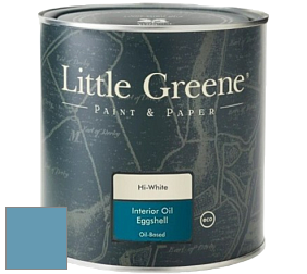 Краска Little Greene Interior Oil Eggshell полуматовая масляная краска цвет LG104 Blue Verditer