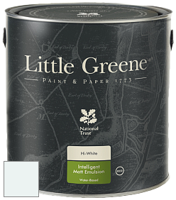 Краска Little Greene Ultimatt Intelligent Matt Emulsion матовая моющаяся краска цвет LG364 Celestial Blue - Pale
