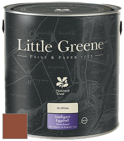 Краска Little Greene Intelligent Eggshell полуматовая моющаяся краска цвет NCS S 4550-Y60R 