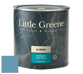 Краска Little Greene Intelligent Satinwood полуглянцевая моющаяся краска цвет LG104 Blue Verditer