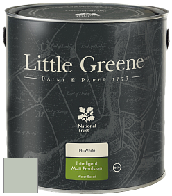 Краска Little Greene Ultimatt Intelligent Matt Emulsion матовая моющаяся краска цвет LG169 Pearl Colour Dark