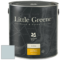 Краска Little Greene Intelligent Floor Paint полуглянцевая быстросохнущая краска цвет LG325 Bone China Blue - Faint