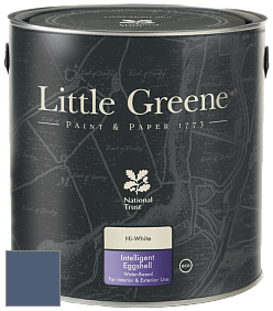 Краска Little Greene Intelligent Eggshell полуматовая моющаяся краска цвет NCS S 6020-R80B 
