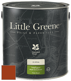 Краска Little Greene Ultimatt Intelligent Matt Emulsion матовая моющаяся краска цвет LG24 Heat