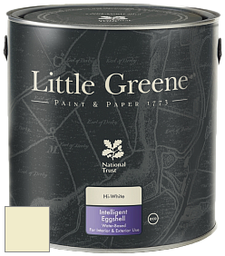 Краска Little Greene Intelligent Eggshell полуматовая моющаяся краска цвет NCS S 0510-G80Y 