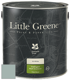 Краска Little Greene Ultimatt Intelligent Matt Emulsion матовая моющаяся краска цвет LG101 Celestial Blue