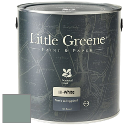 Краска Little Greene Tom’s Oil Eggshell полуматовая масляная краска цвет NCS S 4010-B90G 