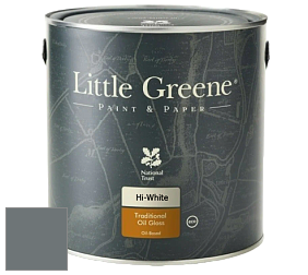Краска Little Greene Traditional Oil Gloss высокоглянцевая масляная краска цвет NCS S 6005-B20G 
