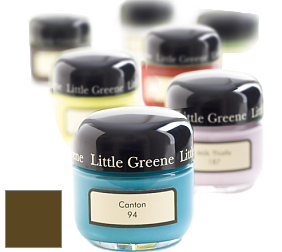 Краска Little Greene Sample Pot баночка краски цвет LG123 Light Bronze Green