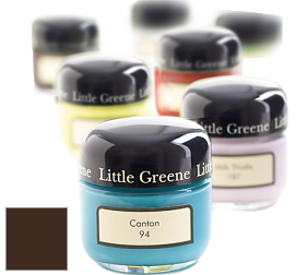 Краска Little Greene Sample Pot баночка краски цвет LG32 Spanish Brown