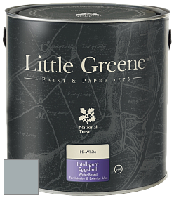 Краска Little Greene Intelligent Eggshell полуматовая моющаяся краска цвет NCS S 3005-B20G 