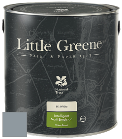 Краска Little Greene Ultimatt Intelligent Matt Emulsion матовая моющаяся краска цвет RAL 7001 