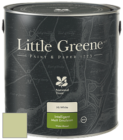 Краска Little Greene Ultimatt Intelligent Matt Emulsion матовая моющаяся краска цвет LG85 Kitchen Green