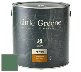 Краска Little Greene Traditional Oil Gloss высокоглянцевая масляная краска цвет NCS S 5030-G10Y 