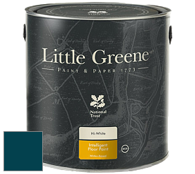 Краска Little Greene Intelligent Floor Paint полуглянцевая быстросохнущая краска цвет LG95 Marine Blue