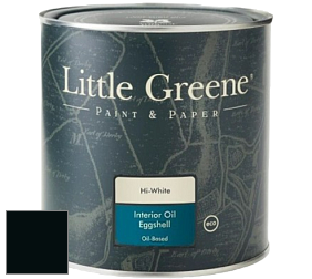 Краска Little Greene Interior Oil Eggshell полуматовая масляная краска цвет LG119 Jack Black
