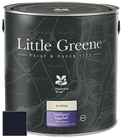 Краска Little Greene Intelligent Eggshell полуматовая моющаяся краска цвет RAL 5004 