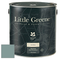 Краска Little Greene Absolute Matt Emulsion матовая краска для потолка цвет LG348 Perpetual Blue