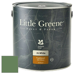 Краска Little Greene Traditional Oil Gloss высокоглянцевая масляная краска цвет RAL 6011 