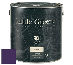 Краска Little Greene Absolute Matt Emulsion матовая краска для потолка цвет LG188 Purpleheart