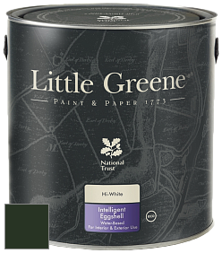 Краска Little Greene Intelligent Eggshell полуматовая моющаяся краска цвет RAL 6007 