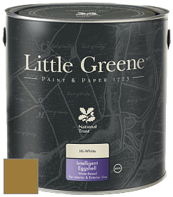Краска Little Greene Intelligent Eggshell полуматовая моющаяся краска цвет NCS S 4050-Y 