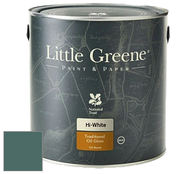 Краска Little Greene Traditional Oil Gloss высокоглянцевая масляная краска цвет NCS S 6020-B70G 