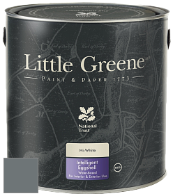 Краска Little Greene Intelligent Eggshell полуматовая моющаяся краска цвет NCS S 6005-B20G 