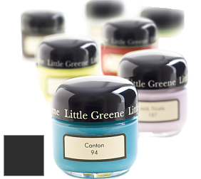 Краска Little Greene Sample Pot баночка краски цвет LG228 Lamp Black