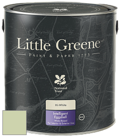 Краска Little Greene Intelligent Eggshell полуматовая моющаяся краска цвет NCS S 1020-G40Y 