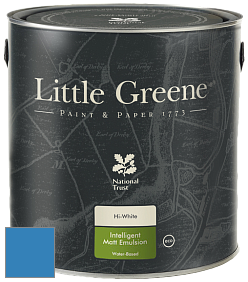 Краска Little Greene Ultimatt Intelligent Matt Emulsion матовая моющаяся краска цвет RAL 5012 