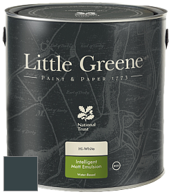 Краска Little Greene Ultimatt Intelligent Matt Emulsion матовая моющаяся краска цвет RAL 7026 