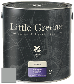 Краска Little Greene Intelligent Eggshell полуматовая моющаяся краска цвет RAL 9006 