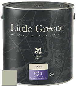 Краска Little Greene Intelligent Eggshell полуматовая моющаяся краска цвет RAL 7032 