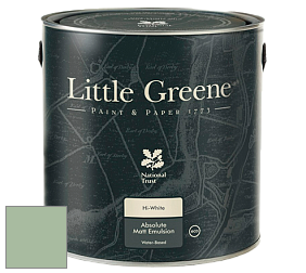 Краска Little Greene Absolute Matt Emulsion матовая краска для потолка цвет LGGr138 Aquamarine