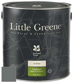 Краска Little Greene Ultimatt Intelligent Matt Emulsion матовая моющаяся краска цвет RAL 7005 