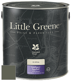 Краска Little Greene Intelligent Eggshell полуматовая моющаяся краска цвет NCS S 7010-G50Y 
