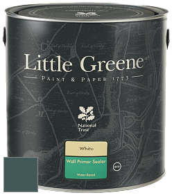 Краска Little Greene Wall Primer Sealer кроющий колеруемый грунт цвет LG312 Harley Green