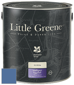 Краска Little Greene Intelligent Eggshell полуматовая моющаяся краска цвет NCS S 4040-R80B 