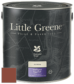Краска Little Greene Intelligent Eggshell полуматовая моющаяся краска цвет NCS S 4550-Y70R 