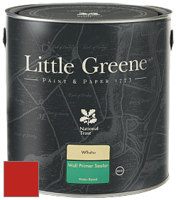 Краска Little Greene Wall Primer Sealer кроющий колеруемый грунт цвет LG190 Atomic Red